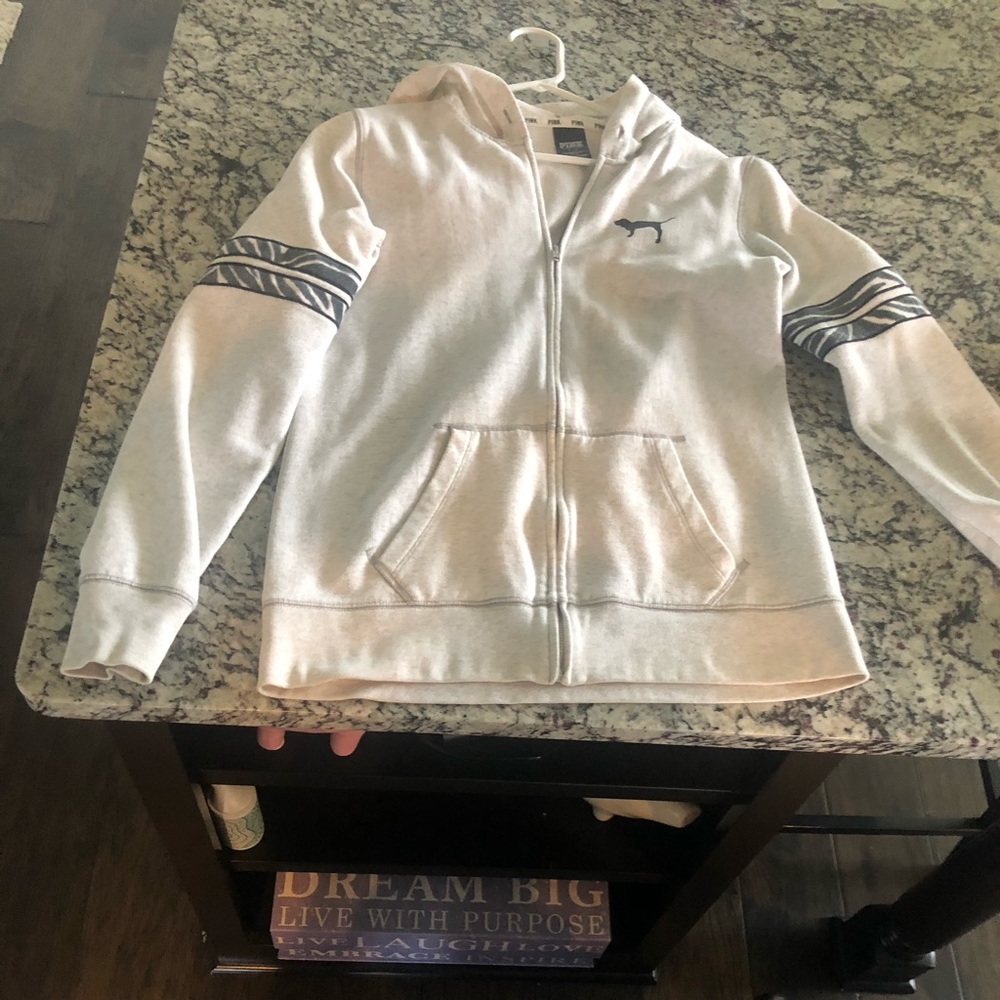 Pink Zip up sweatshirt